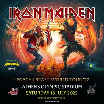 Iron Maiden in Athens, July 16, 2022 at the Olympic Stadium