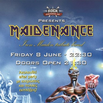 Iron Maiden the Greek FC and Maidenance at Prague Live Stage 08/06/2018