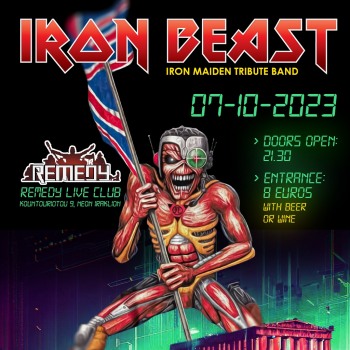 Οι Iron Beast έρχονται να ξεσηκώσουν την σκηνή του Remedy Live Venue