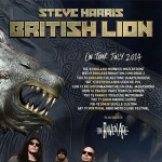 Ο Steve Harris σε περιοδεία British Lion τον Ιούλιο