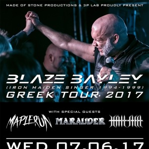 Blaze Bayley live in Athens w/ Maplerun, Marauder, Hailsteel